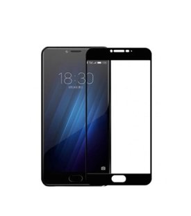 Защитное стекло с рамкой для Meizu U20(black) фото