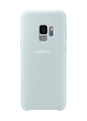 Чехол силиконовый soft-touch Silicone Cover для Samsung Galaxy S9 Plus синий Blue фото