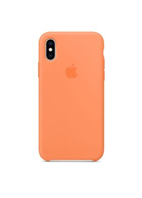 Чохол силіконовий soft-touch Apple Silicone case для iPhone Xr помаранчевий Papaya фото