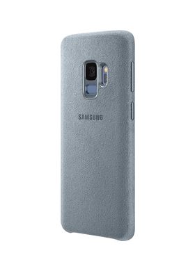 Чехол Alcantara Cover для Samsung Galaxy S9 Plus голубой Blue фото