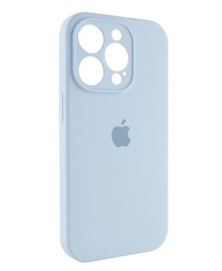 Чохол Silicone Case Full Camera Protective (AA) для Apple iPhone 15 Pro (Блакитний / Sweet Blue) фото