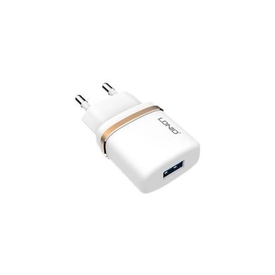 СЗУ USB LDNIO (1A) White + USB Cable iPhone 5 (DL-AC50) фото