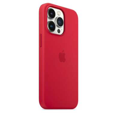Чехол силиконовый soft-touch Apple Silicone case with MagSafe для iPhone 13 Pro Red  фото