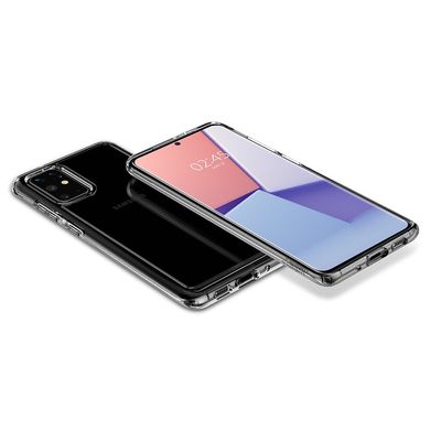 Чохол протиударний Spigen Original Crystal Hybrid для Samsung Galaxy S20 Plus силіконовий прозорий Crystal Clear фото