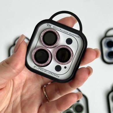 Защитное стекло на камеру Diamonds Lens для Apple iPhone 13 Pro/13 Pro Max Black фото