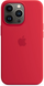 Чохол силіконовий soft-touch Apple Silicone case with MagSafe для iPhone 13 Pro Red