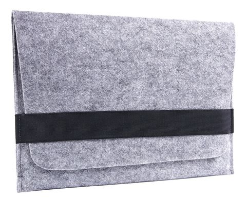 Фетровый чехол-конверт Gmakin для Macbook New Air 13 (2018-2020) серый (GM15-13New) Gray фото