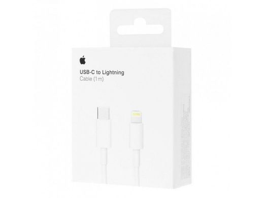 Кабель USB-C to Lightning Apple 1 метр White (MK0X2) фото