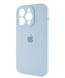 Чохол Silicone Case Full Camera Protective (AA) для Apple iPhone 15 Pro (Блакитний / Sweet Blue)