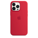 Чохол силіконовий soft-touch Apple Silicone case with MagSafe для iPhone 13 Pro Red