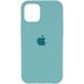 Чехол Silicone Case Full Protective AA для Apple iPhone 12 / 12 Pro Marine Green