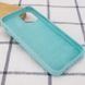 Чехол Silicone Case Full Protective AA для Apple iPhone 12 / 12 Pro Marine Green