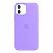 Чохол силіконовий soft-touch ARM Silicone Case для iPhone 12/12 Pro фіолетовий Lilac