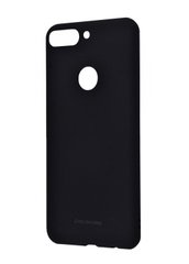 Чехол силиконовый Hana Molan Cano плотный для Huawei Y7 2018 черный Black фото