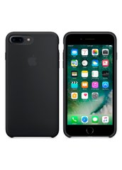 Чехол Apple Silicone case for iPhone 8 Plus/7 Plus black фото