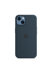 Чохол силіконовий soft-touch Apple Silicone case для iPhone 13 синій Abyss Blue фото