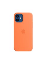 Чехол силиконовый soft-touch Apple Silicone case для iPhone 12/12 Pro оранжевый Kumquat фото