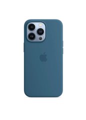 Чехол силиконовый soft-touch Apple Silicone case для iPhone 13 Pro синий Blue Jay фото