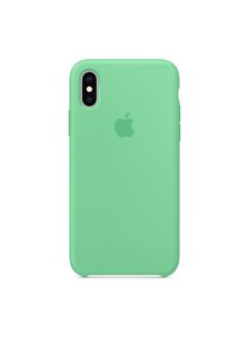 Чехол Apple Silicone case for iPhone X/XS Spearmint фото