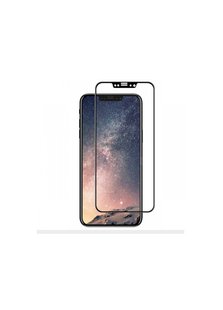 Захисне скло для iPhone X / Xs / 11 Pro CAA 3D ​​із закругленими краями чорна рамка Black фото