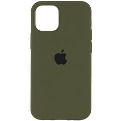 Чохол Silicone Case with Magsafe для iPhone 14 Pro Max Olive AAA фото