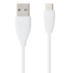 Кабель Micro-USB to USB Baseus (CAMMY-02) 1 метр білий White фото