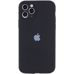 Чохол Silicone Case Full Camera Protective AA для Apple iPhone 12 Pro Black фото