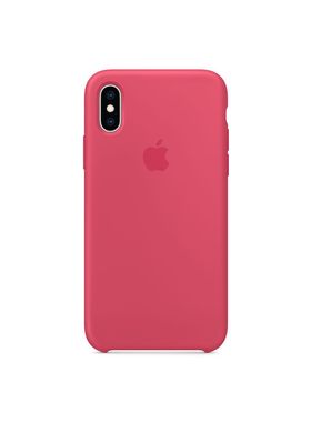 Чохол силіконовий soft-touch ARM Silicone case для iPhone Xr червоний Hibiscus фото
