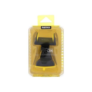 Автомобільний тримач для телефону Remax (OR) RM-C06 чорний Black / Yellow фото
