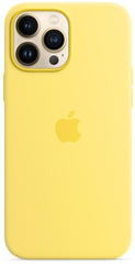 Чохол силіконовий soft-touch ARM Silicone Case для iPhone 12 Pro Max жовтий Corn фото