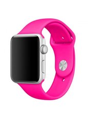 Ремінець Sport Band для Apple Watch 42 / 44mm силіконовий рожевий спортивний size (s) ARM Series 6 5 4 3 2 1 Barbie Pink фото