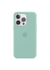 Чехол силиконовый soft-touch ARM Silicone Case для iPhone 13 Pro Max мятный Turquoise фото