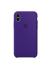 Чехол силиконовый soft-touch ARM Silicone case для iPhone Xs Max фиолетовый Ultra Violet фото