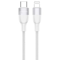 Кабель Lightning to USB Type-C Usams US-SJ330 1,2 метра білий White фото