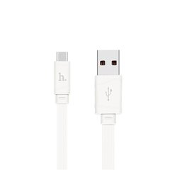 Кабель USB to USB Type-C Hoco X5 1 метр білий White фото