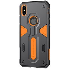 Чохол протиударний Nillkin Defender II Case для iPhone Xs Max чорний ТПУ + пластик Orange фото