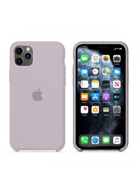 Чохол силіконовий soft-touch RCI Silicone Case для iPhone 11 Pro Max сірий Lavender фото