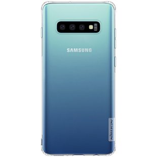 Чехол прозрачный силиконовый Nillkin Nature TPU Case Samsung S10 Clear фото