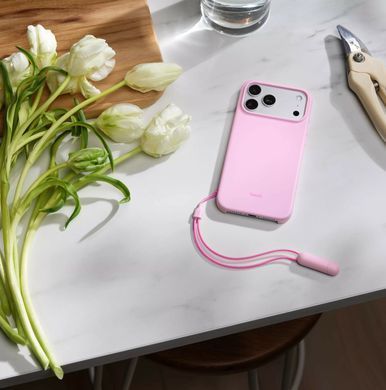 Чохол Beats Kickstand Case with MagSafe and Camera Control на iPhone 17 Pro Pebble Pink AAA фото