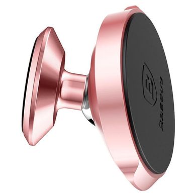 Автомобільний тримач для телефону Baseus Small Ears Series Magnetic Bracket (Vertical type) (SUER-BOR) рожеве золото Rose Gold фото
