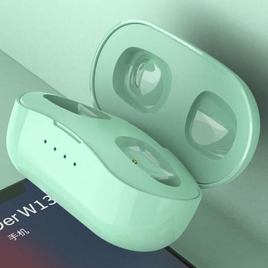 Навушники бездротові вакуумні OneDer TWS-W13 Bluetooth з мікрофоном зелені Green фото