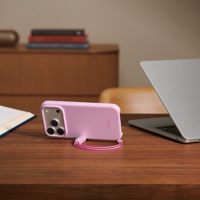 Чохол Beats Kickstand Case with MagSafe and Camera Control на iPhone 17 Pro Pebble Pink AAA фото
