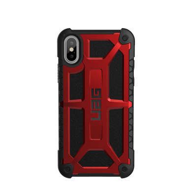 Чохол протиударний UAG Monarch для iPhone X / Xs краснийТПУ + пластик Crimson фото