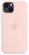 Чехол Silicone Case with Magsafe для iPhone 13 Chalk Pink AAA