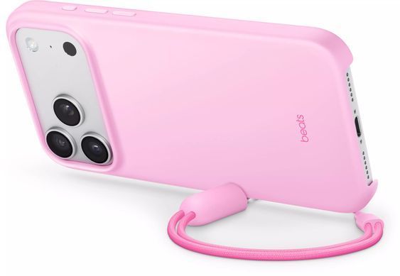 Чохол Beats Kickstand Case with MagSafe and Camera Control на iPhone 17 Pro Pebble Pink AAA фото