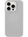 Чохол Silicone Case Full Protective (AA) NO LOGO with MagSafe для Apple iPhone 14 Pro Max Light Gray