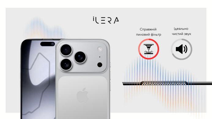 Захисне скло iLera Sapphire Ultra + Glass для iPhone 15 Pro фото