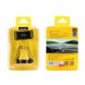 Автомобільний тримач для телефону Remax (OR) RM-C15 чорний + жовтий Black / Yellow