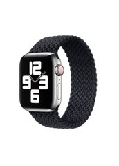 Ремінець Solo Loop для Apple Watch 42 / 44mm чорний size (m) ARM Series 6 5 4 3 2 1 Charcoal Black фото