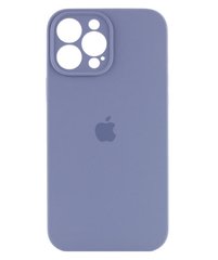 Чохол Silicone Case Full Camera Protective (AA) для Apple iPhone 15 Pro (Сірий / Lavender Gray) фото